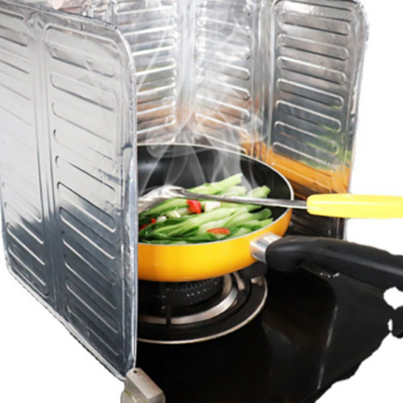 🛡️ BUY 1 GET 1 FREE! 🍳 Kitchen Oil Splatter Guard - Heat-Resistant & Flexible Silicone, Easy to Clean & Reusable for Frying/Cooking 🔥✨