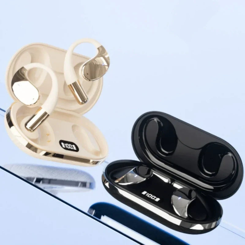 Draadloze Open Oor Hoofdtelefoon met LED-display