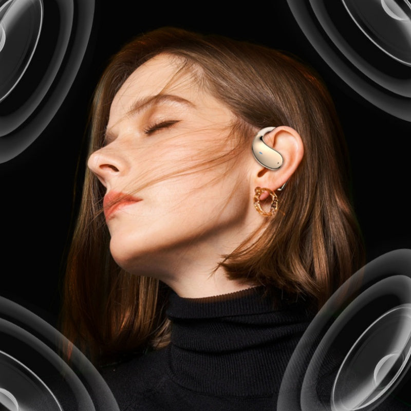 Draadloze Open Oor Hoofdtelefoon met LED-display