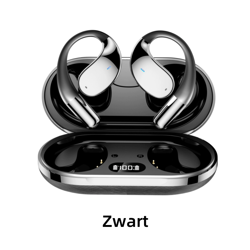 Draadloze Open Oor Hoofdtelefoon met LED-display