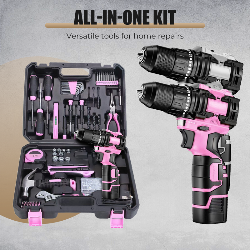 Cordless Power Drill Kit