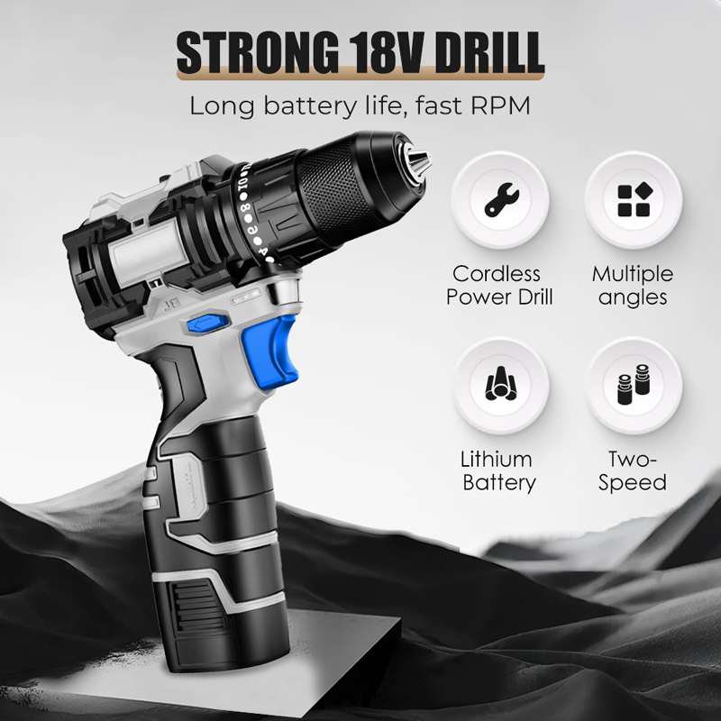 Cordless Power Drill Kit