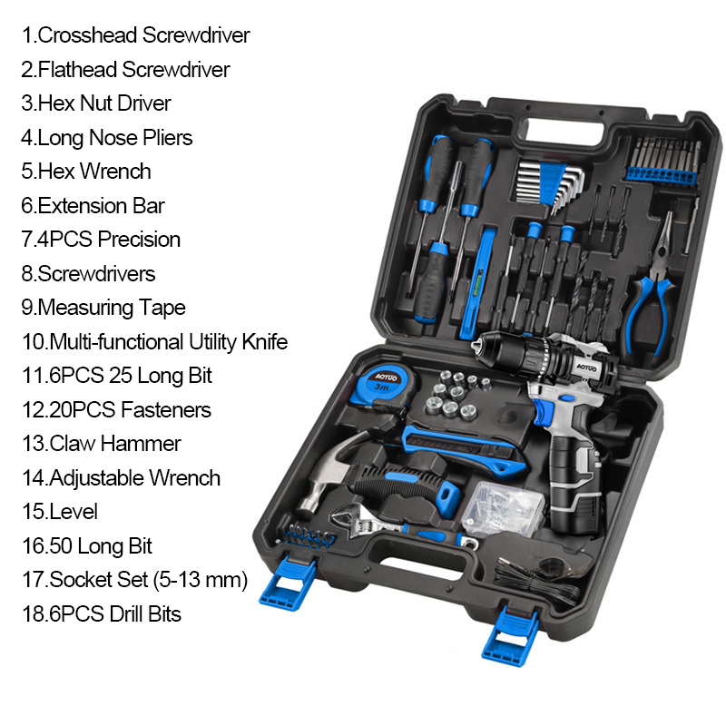 Cordless Power Drill Kit