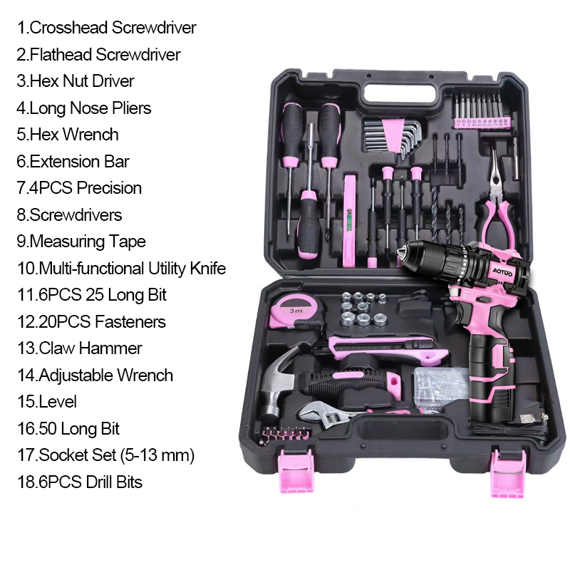 Cordless Power Drill Kit