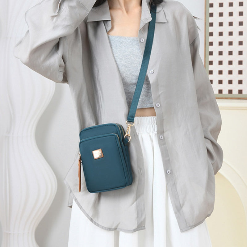 Stylish 3-Layer Shoulder Crossbody Bag