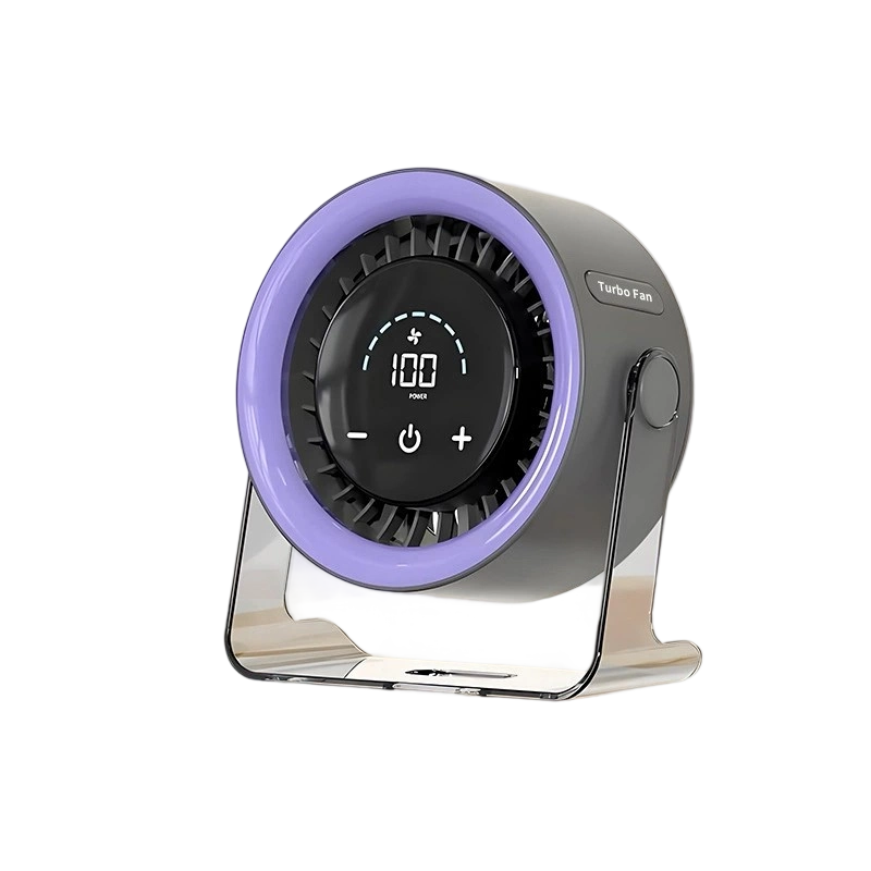 ☀️Summer essentials🔥100-Speed Mini Desk Fan with Digital Display