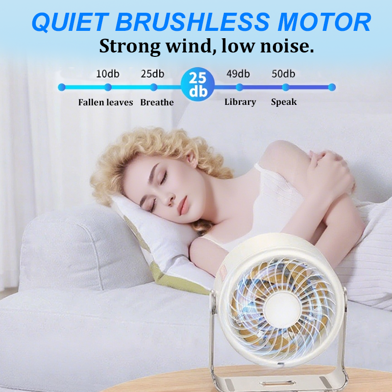 ☀️Summer essentials🔥100-Speed Mini Desk Fan with Digital Display