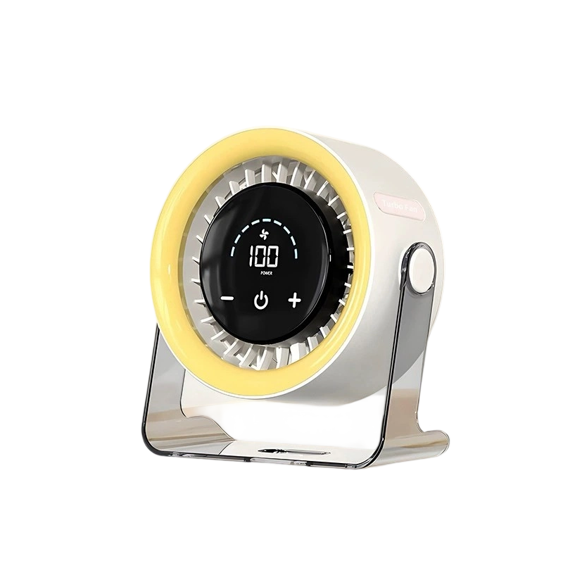☀️Summer essentials🔥100-Speed Mini Desk Fan with Digital Display