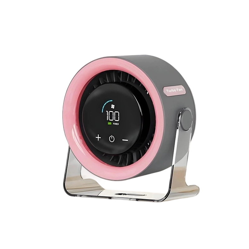☀️Summer essentials🔥100-Speed Mini Desk Fan with Digital Display