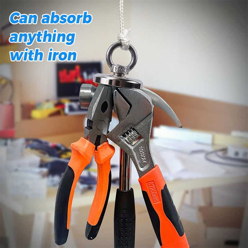 Dual-Sided Magnetic Fishing Retrieval Ring
