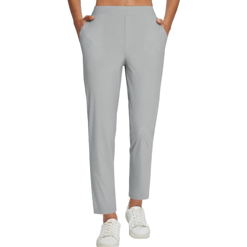 🔥2025 Summer Hot Sale 49% OFF🔥Women's High-Waisted Elastic Pants with Zipper Pockets