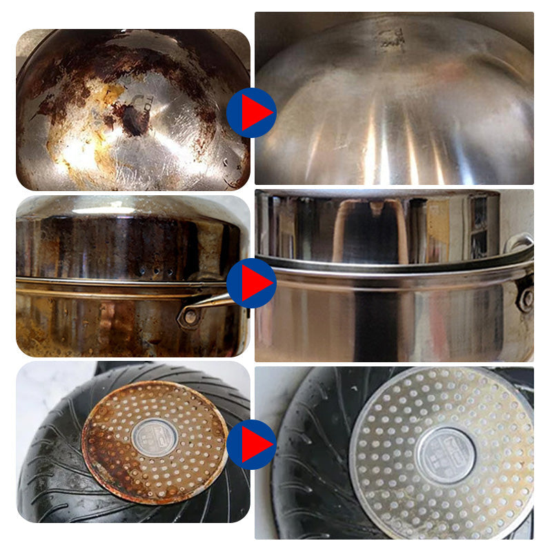 🧽 50% OFF NOW! ✨ Heavy Duty Stainless Steel Cleaning Gel - Removes Grime & Oxidation from Vents/Grates/Buttons, Reusable & Non-Toxic 🔧📦