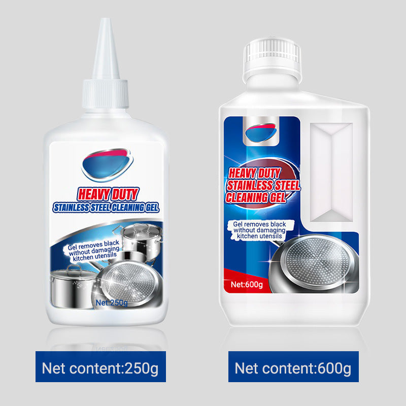 🧽 50% OFF NOW! ✨ Heavy Duty Stainless Steel Cleaning Gel - Removes Grime & Oxidation from Vents/Grates/Buttons, Reusable & Non-Toxic 🔧📦