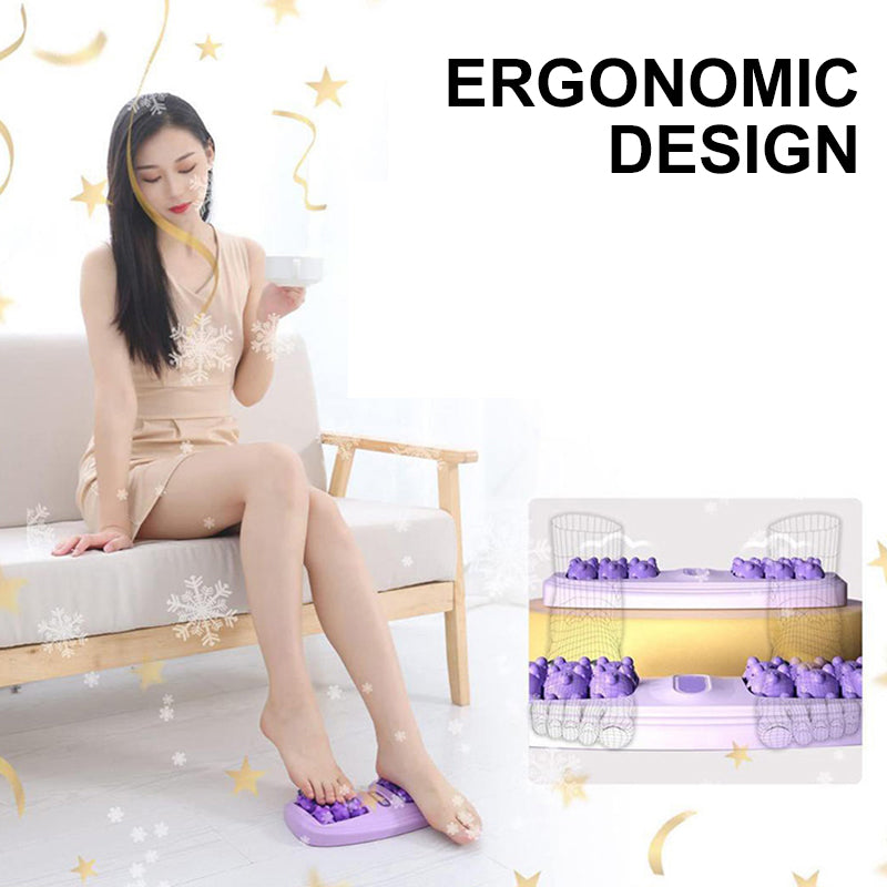 ⏰Hot Sale💜Portable Dual Foot Massage Roller💜
