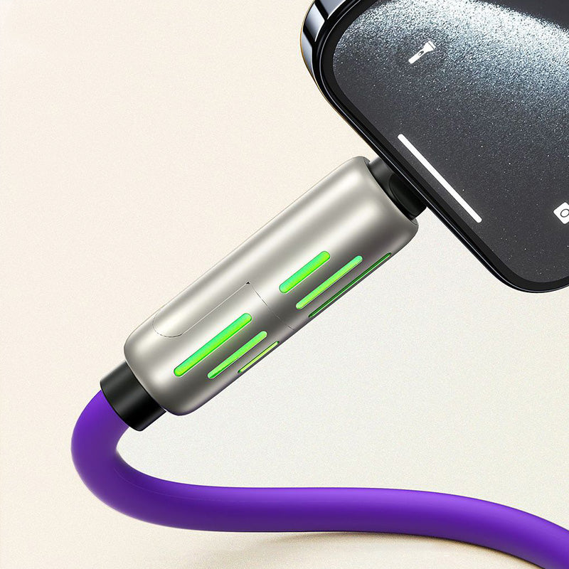 🎁Limited time 50% off⏳240W 4-in-1 Data Cable with Colorful Work Lights