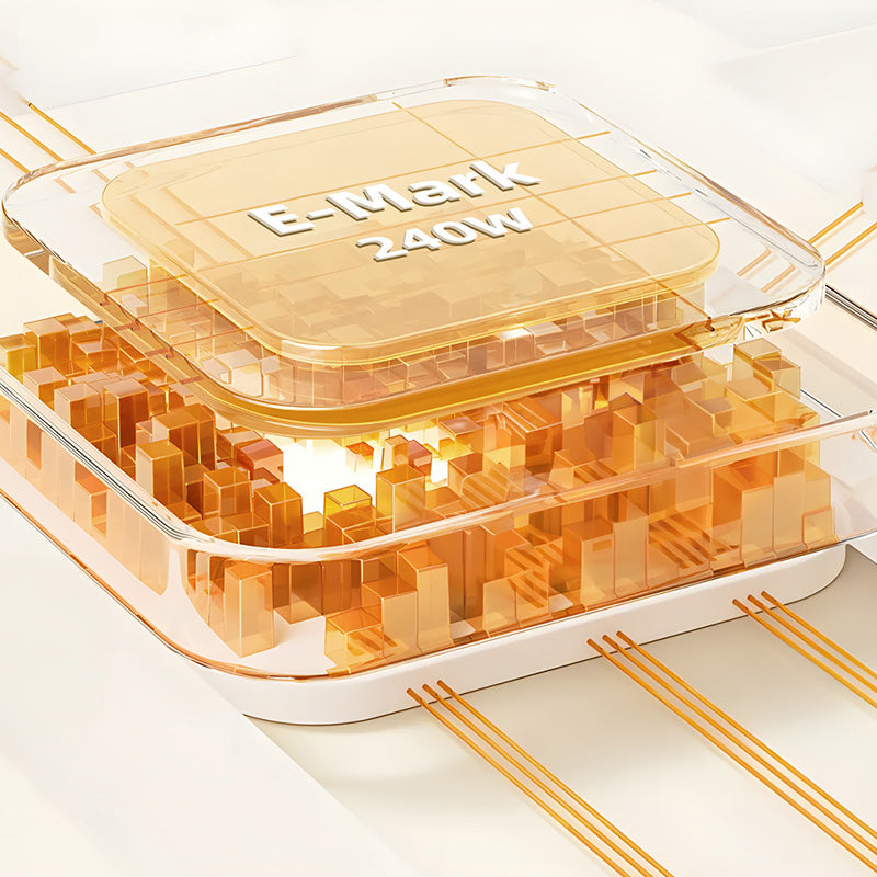 🎁Limited time 50% off⏳240W 4-in-1 Data Cable with Colorful Work Lights