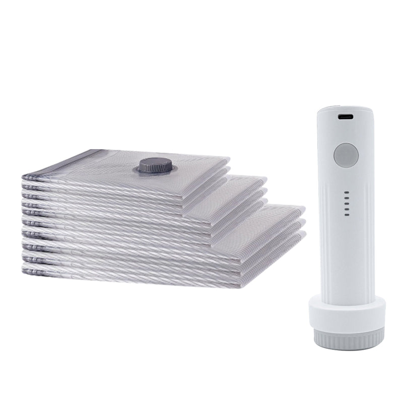 Travel Vacuum Storage Bags & Portable Pump Set