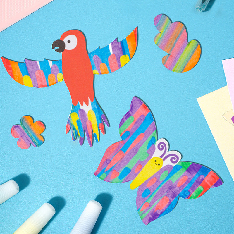 💥HOT SALE 50% OFF💥Cartoon Colorful Painting Set with Scraper for Kids