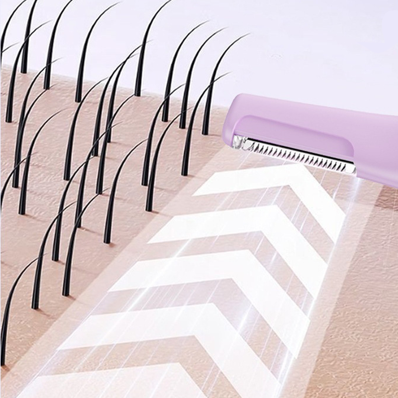 2-in-1 Dual-Head Electric Eyebrow Trimmer