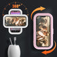 360° rotatable waterproof mobile phone holder for the shower