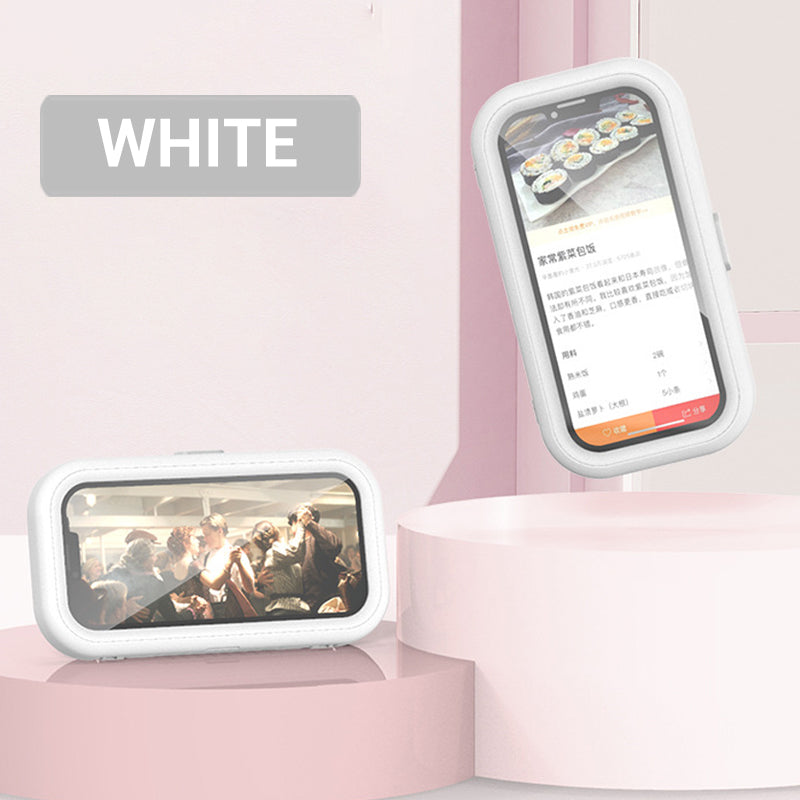 360° rotatable waterproof mobile phone holder for the shower