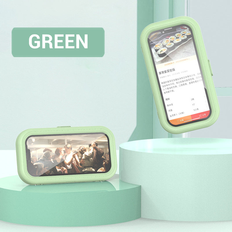 360° rotatable waterproof mobile phone holder for the shower