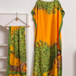 Women's Printed Shawl & Maxi Dress Set
