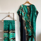 Women's Printed Shawl & Maxi Dress Set
