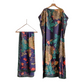 Women's Printed Shawl & Maxi Dress Set