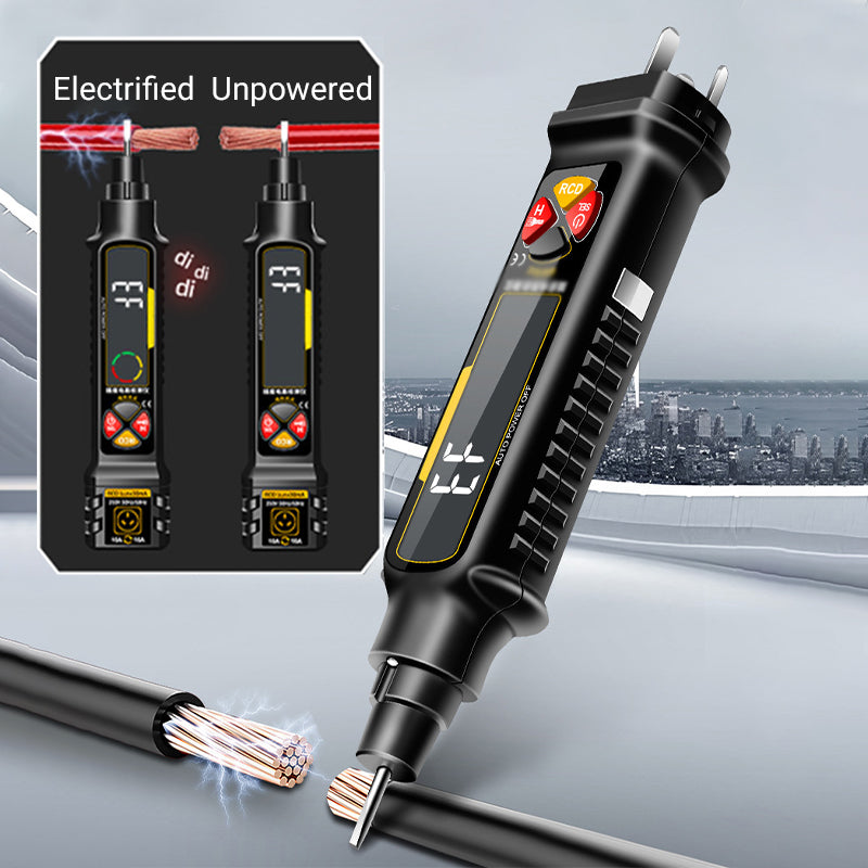 ⚡ 50% OFF NOW! 🧠 Smart Power Measuring Pen – Voltage Tester, Non-Contact & Multi-Function Detection 🔍