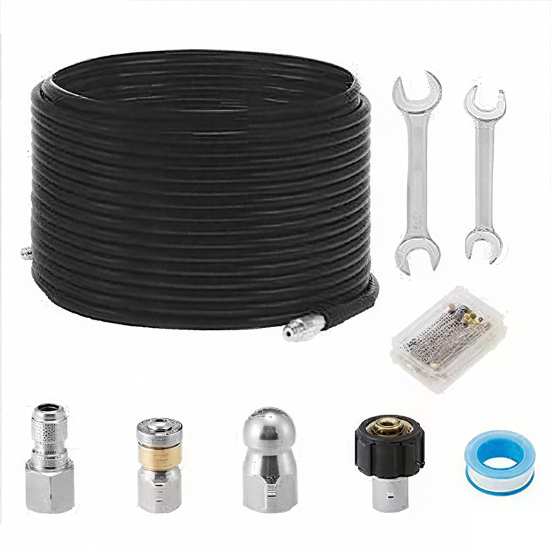 💦 50% OFF INSTANT! 🚿 5800PSI Sewer Jetter Kit - High-Pressure Nozzle & Hose for Clogged Drains/Pipes, Compatible with Most Pressure Washers 🔧📦