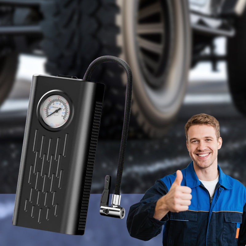 🥳2026 HOT SALE🥳💞50K+ SOLD!🔇🔋 Flash Sale 50% Off! Ultra-Quiet & Portable Car Inflator. Fits in glovebox, charges via USB. Your discreet roadside companion for sudden pressure drops. 📱🚗