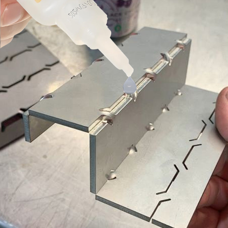 ⏳Hot Sale!! Multipurpose Fast-Drying Welding Adhesive - High-Strength Bonding for Metal/Plastic/Wood, No Tools Required 🛠️✨