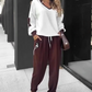 🔥Limited stock available 50% OFF🔥Color-Block Pullover Hoodie & Jogger Pants Set