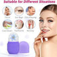 Ice Roller for Face — Pink, 4.5inch Silicone Reusable Ice Cube Roller Massager for Glowing Skin - Bazaro.Life