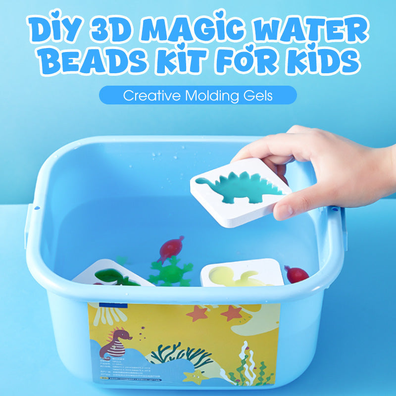 DIY 3D Magic Water Beads Kit for Kids – Creative Molding Gels