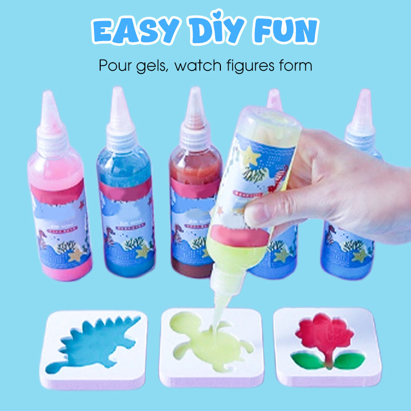 DIY 3D Magic Water Beads Kit for Kids – Creative Molding Gels