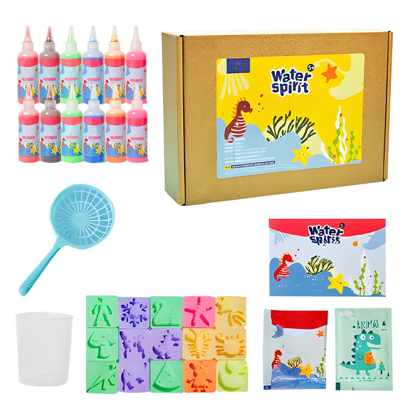 DIY 3D Magic Water Beads Kit for Kids – Creative Molding Gels