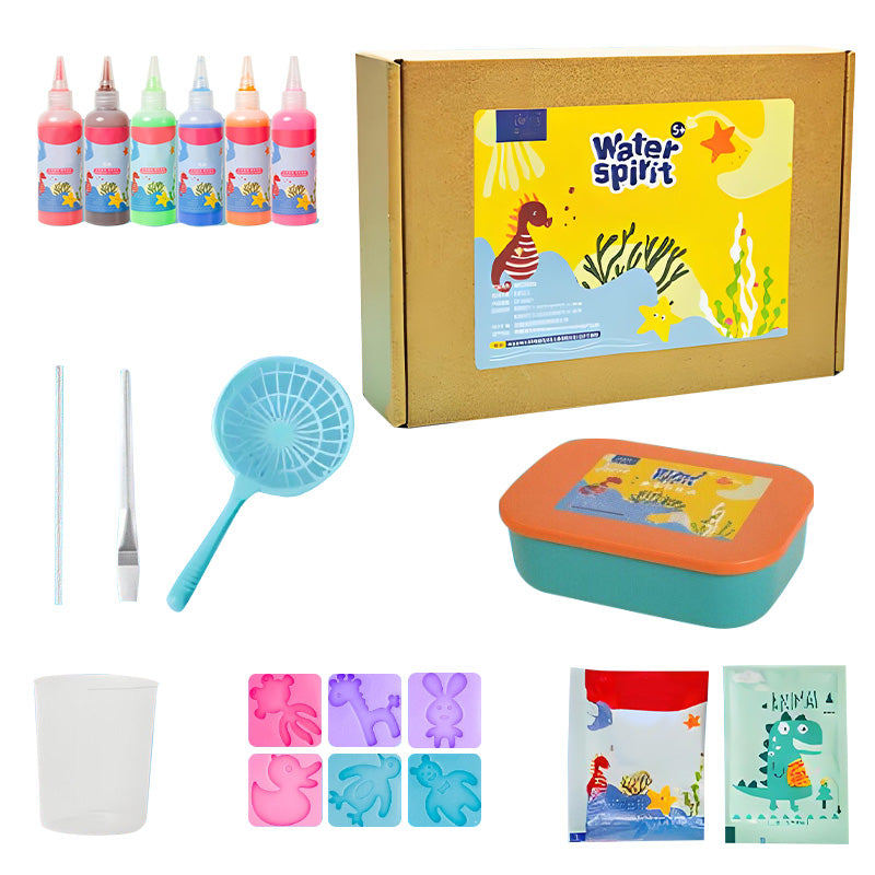 DIY 3D Magic Water Beads Kit for Kids – Creative Molding Gels