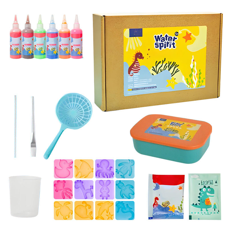 DIY 3D Magic Water Beads Kit for Kids – Creative Molding Gels