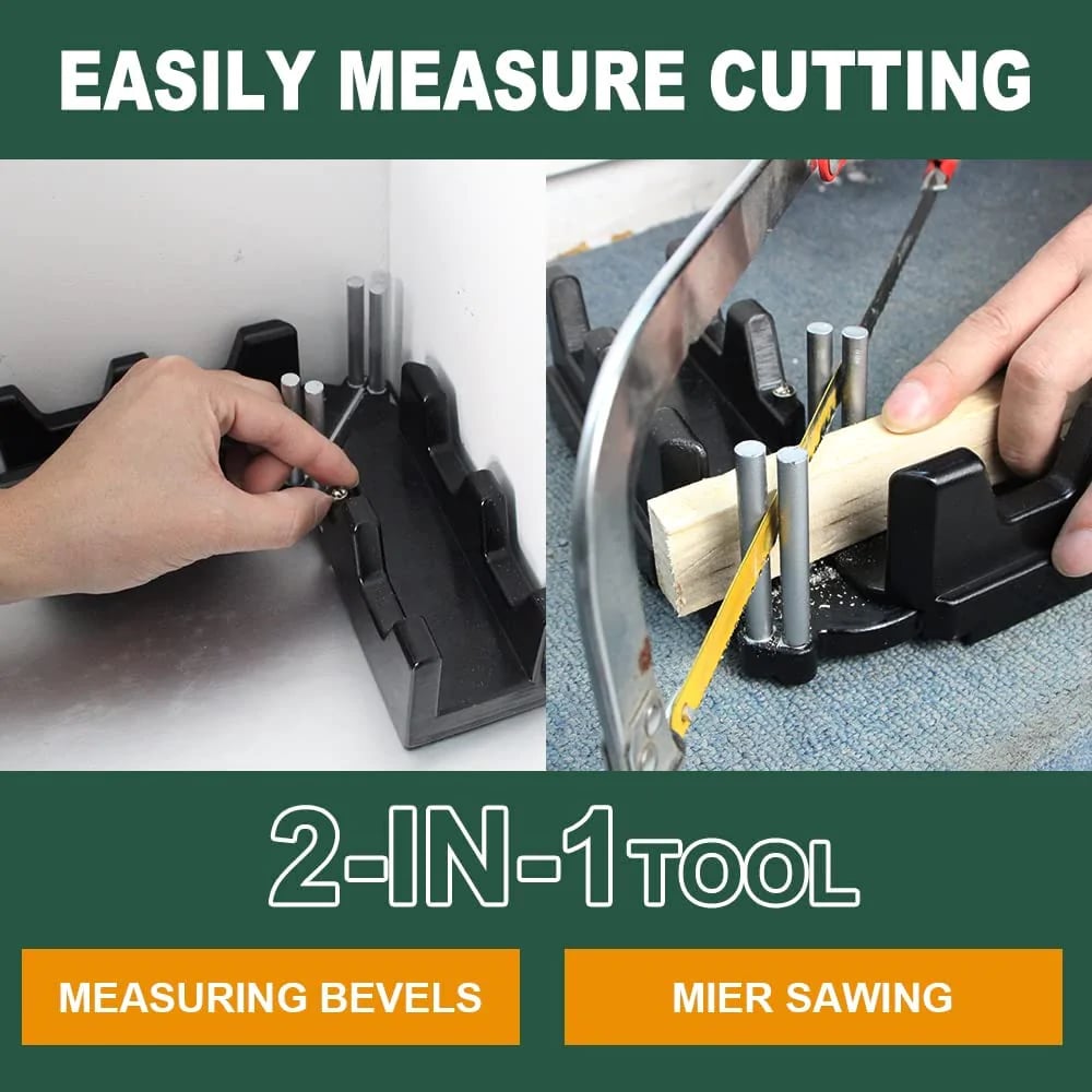 🔥Limited stock available 50% OFF🔥2-in-1 Measuring and Miter Saw Tool