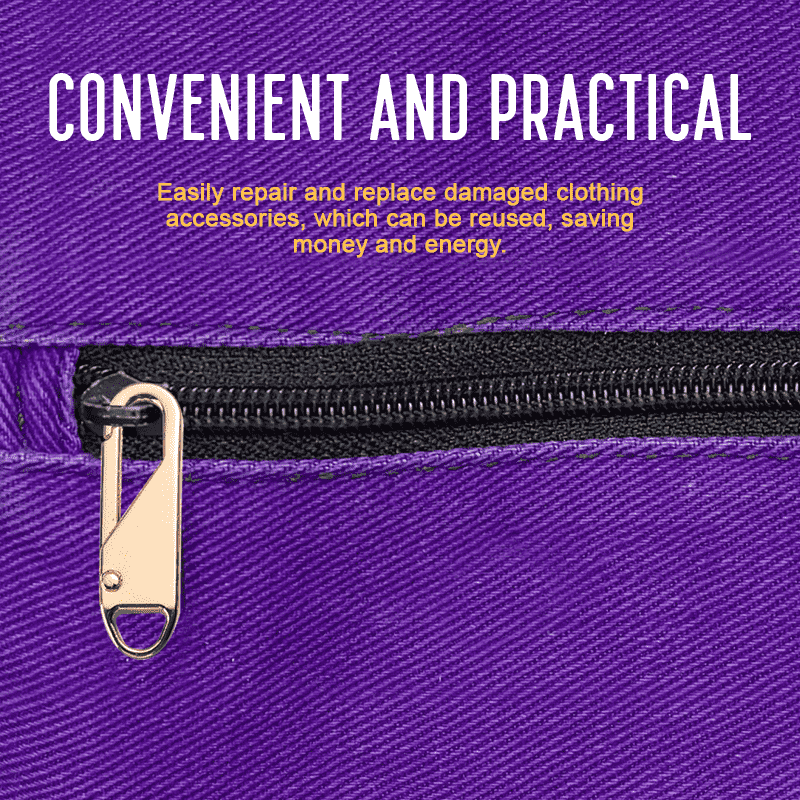 🛠️ 50% OFF NOW! ✨ Universal Detachable Zipper Puller - Easy Grip & Customizable Design, Fits Most Zippers, Durable Metal Hooks 🔗📦