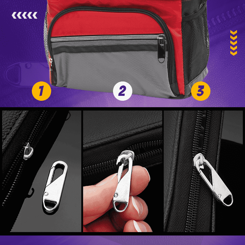 🛠️ 50% OFF NOW! ✨ Universal Detachable Zipper Puller - Easy Grip & Customizable Design, Fits Most Zippers, Durable Metal Hooks 🔗📦