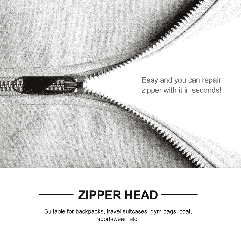 🛠️ 50% OFF NOW! ✨ Universal Detachable Zipper Puller - Easy Grip & Customizable Design, Fits Most Zippers, Durable Metal Hooks 🔗📦