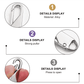 🛠️ 50% OFF NOW! ✨ Universal Detachable Zipper Puller - Easy Grip & Customizable Design, Fits Most Zippers, Durable Metal Hooks 🔗📦