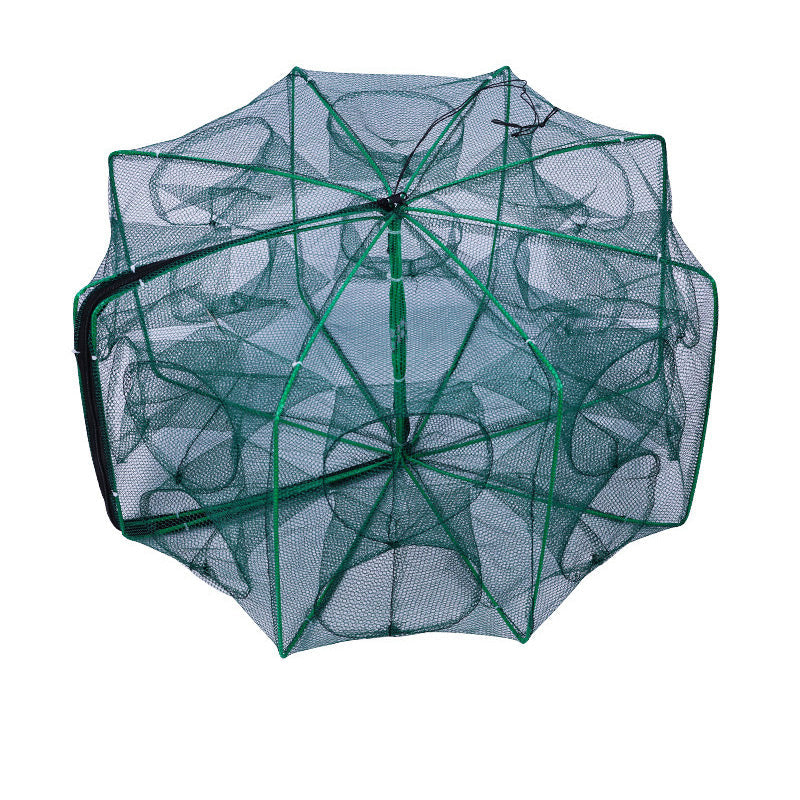Auto-Foldable Strengthened Fishing Trap Net