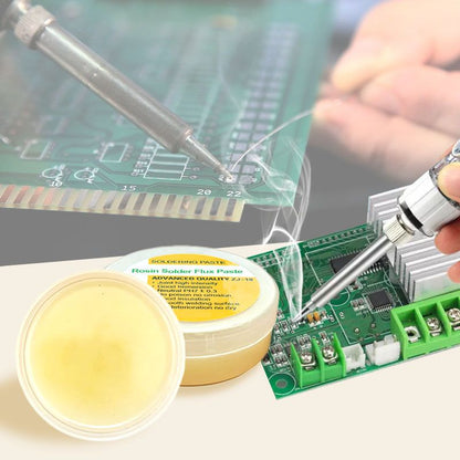 🔧 BUY 1 GET 1 FREE! ✨ 30g Rosin Solder Flux Paste - Ensures Clean & Smooth Soldering, Non-Corrosive & Easy to Apply for Electronics Repair 💻📦
