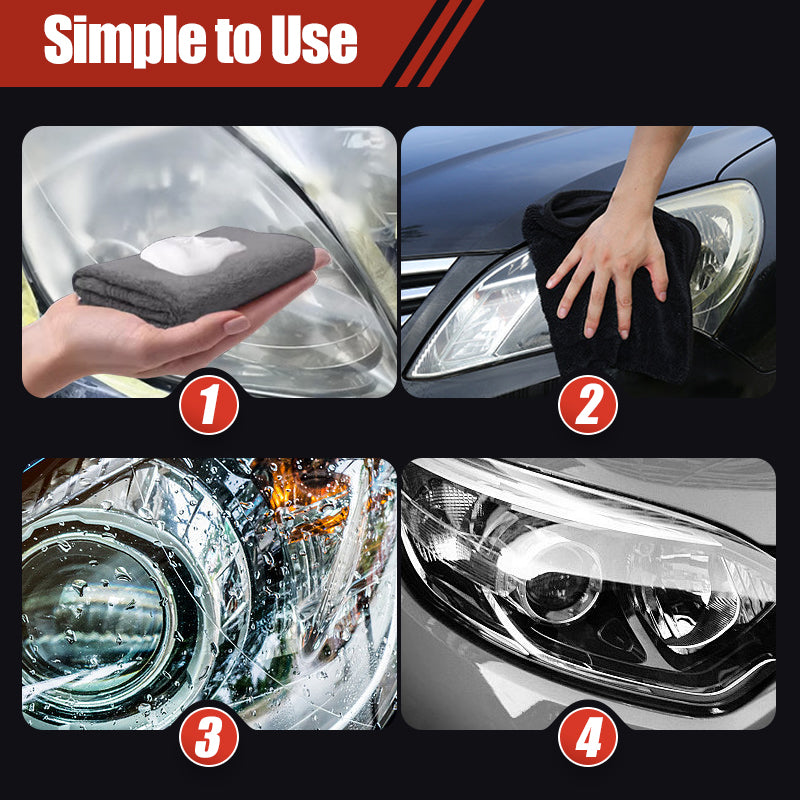 Professional Car Headlight Restorer with Sponge（50% OFF）