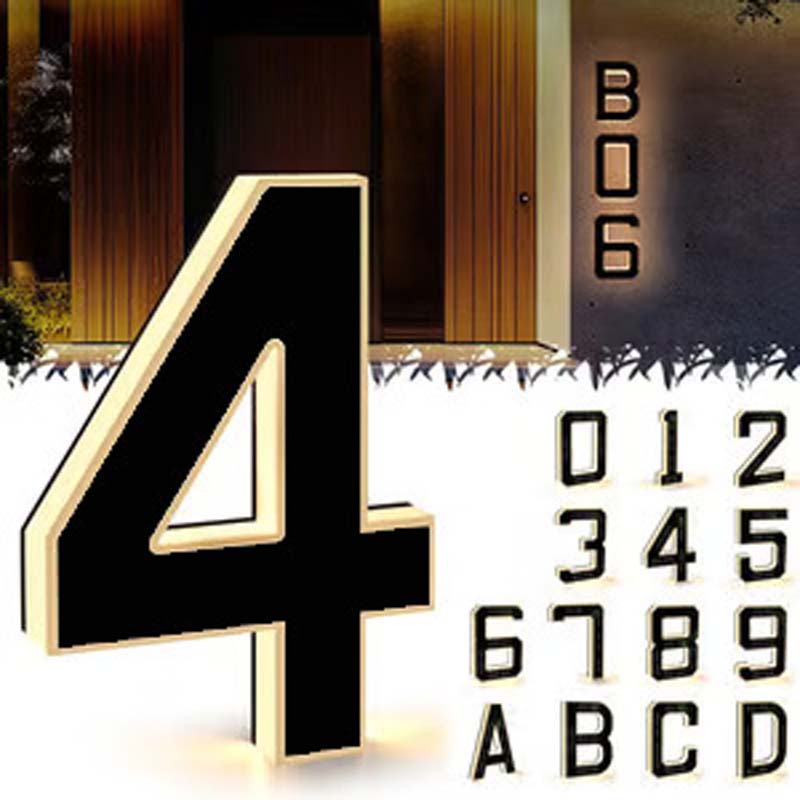 🔥HOT SALE 50% OFF🏠✨Waterproof LED House Numbers for Outside