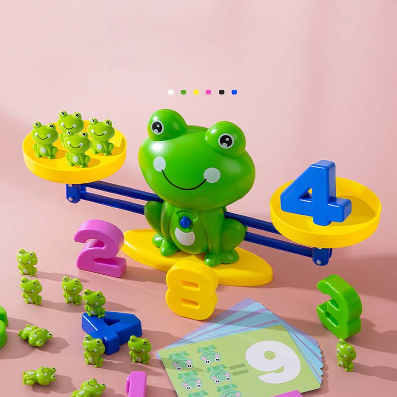 Kids' Cartoon Animal Balance Scale Toy Set